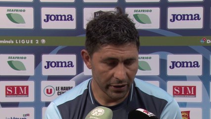 Avant HAC - Sochaux, interview d'Oswald Tanchot