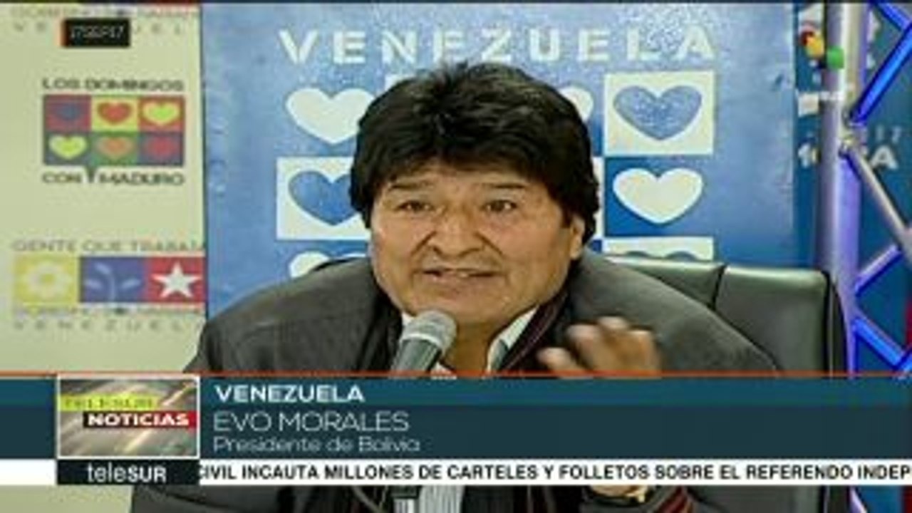 Evo Morales: Fidel y Chávez son los hombres más solidarios del mundo