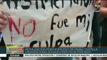 Activistas mexicanos exigen poner fin a los feminicidios