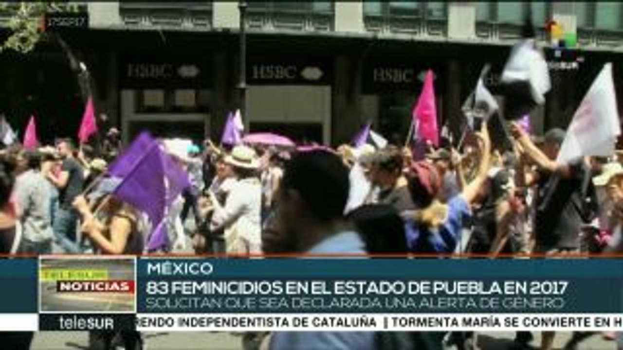Mexicanas exigen al Estado reconocer los feminicidios como emergencia
