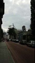Wypadek żurawia offpiotrkowska na ulicy Roosevelta Łódź