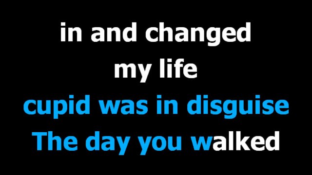 Amazing - George michael - Karaoke - Lyrics