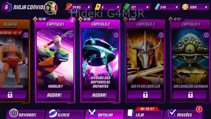 tartaruga ninja  legends game play  para  android  e  iphone