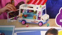 Moshi Monsters Ice Cream Truck Queen Elsa MLP Fashems Shopkins Ice Scream Food Fory Fun