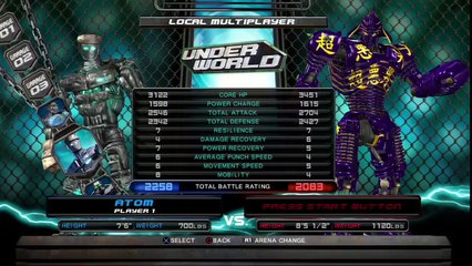 Real Steel - Atom vs Noisy Boy(Gigantes de Aço Luta Inédita)