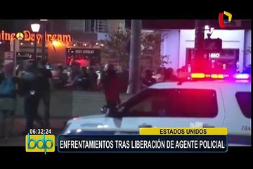 EEUU: tercer día de protestas por liberación de policía acusado de asesinato