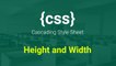 Height and Width CSS Property. Part- 4 Tutorial in Urdu and Hindi [CSS - 9211]