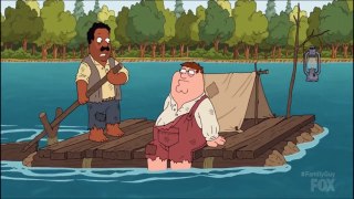 Family Guy Huckleberry Finn and no N word Jim