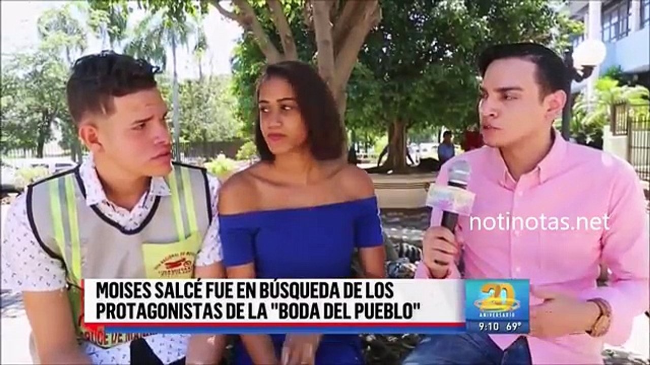 Los padrinos de la boda del pueblo
