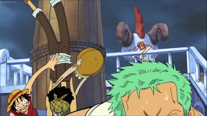 The Night Time begins - Straw Hats get sucked by a huge whirlpool #540