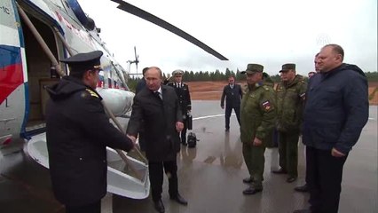 Putin, Zapad-2017 Tatbikatını İzledi