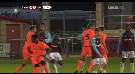 Rhian Brewster Super Goal HD - West Ham U23 0-1 Liverpool U23 18.09.2017