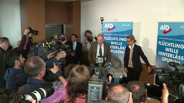 Elections allemandes: le vent en poupe, l'AfD cible l'islam