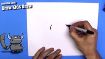 How To Draw Mini Pekka from Clash Royale- EASY Chibi - Step By Step - Kawaii