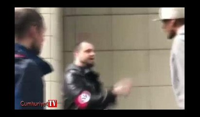 Nazi bandı takınca dayak yedi