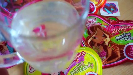 Winx Club Popping Candy with Surprise Cards and Tatoo, Game Winx Puzzle. Songs for kids an