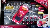 CARS 3 Race Ready Take Apart Lightning McQueen Toy Transforming Tool Kit Center 2017 Disney toys