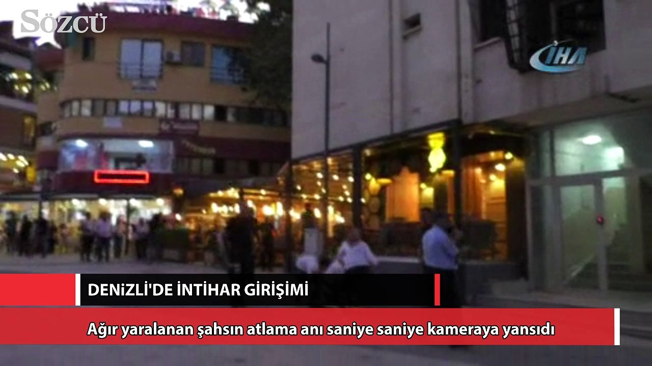 4’üncü kattan atlayan şahıs ağır yaralandı