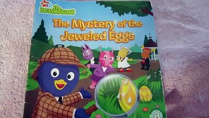 The Backyardigans Mystery of the Jeweled Eggs Easter hunt read aloud story early childhood
