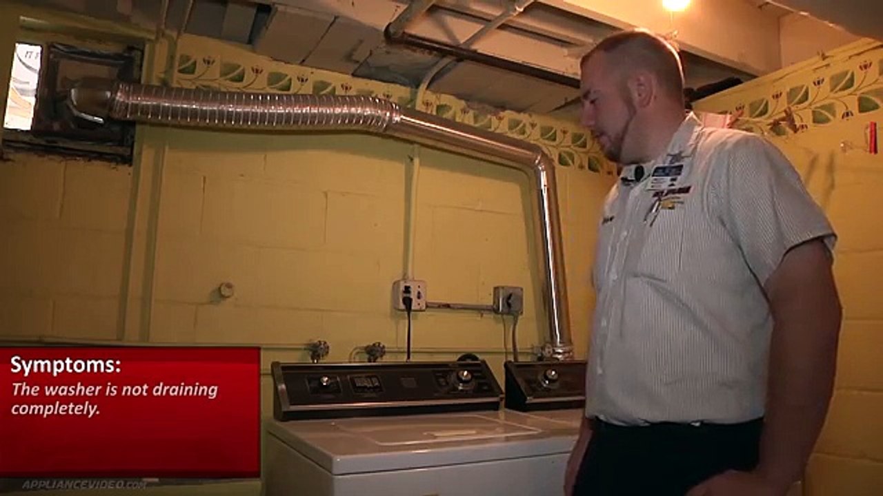 Washer Repair - Not draining or spinning - Repair & Diagnostic- Whirlpool, Maytag, Sears