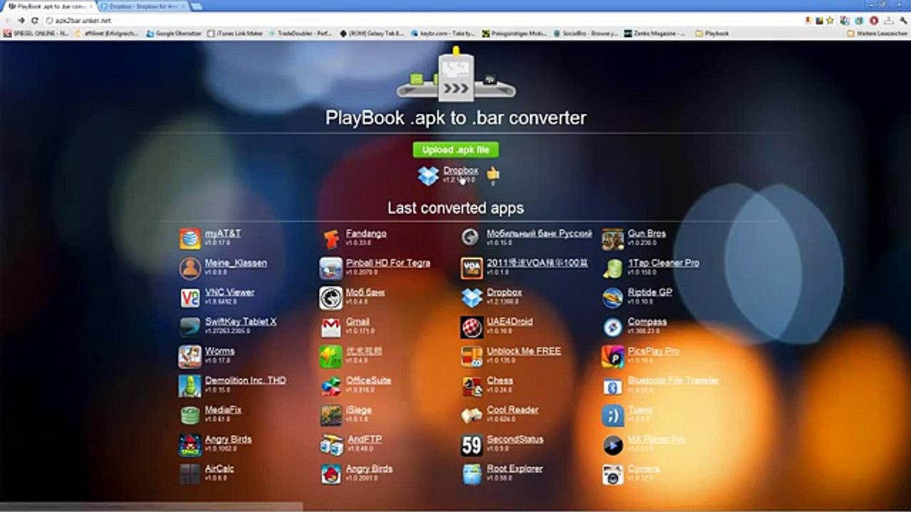 Anleitung: Android Apps auf dem BlackBerry PlayBook installieren