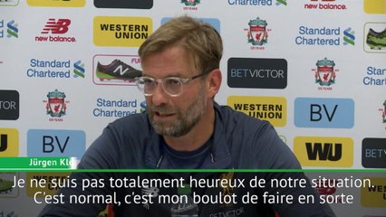 Liverpool - Klopp : ''Pas totalement satisfait''