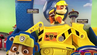 Play Doh play with Paw Patrol Rubbles Diggin Bulldozer along with Chase and Ryder save Pinkie Pie