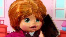 Baby Alive Anna Wedding to Hans after Frozen Elsa Kidnapped by Maleficent. DisneyToysFan.