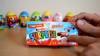 New!!! Kinder Surprise Sprinty Edition Kinder Chocolate Eggs Unwrapping (HD)