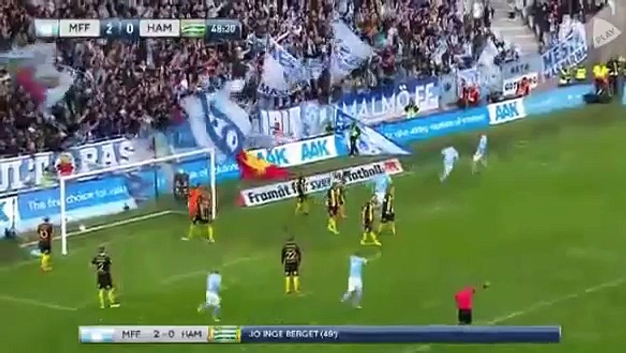Malmoe 4:0 Hammarby (Swedish Allsvenskan. 17 September 2017)
