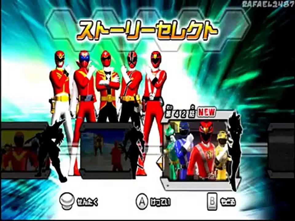 Super Sentai Battle Ranger Cross Wii (Go-Onger Engine Gattai Engine-O) Part 22 HD