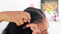 Super Easy Protective Style | Two Braids on my Natural Hair | StarringAshleyA