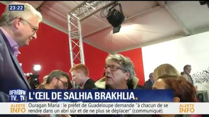 L'oeil de @salhiabrakhlia à la fête de l'huma : les coulisses de la guéguerre @plaurent_pcf / @JLMelenchon