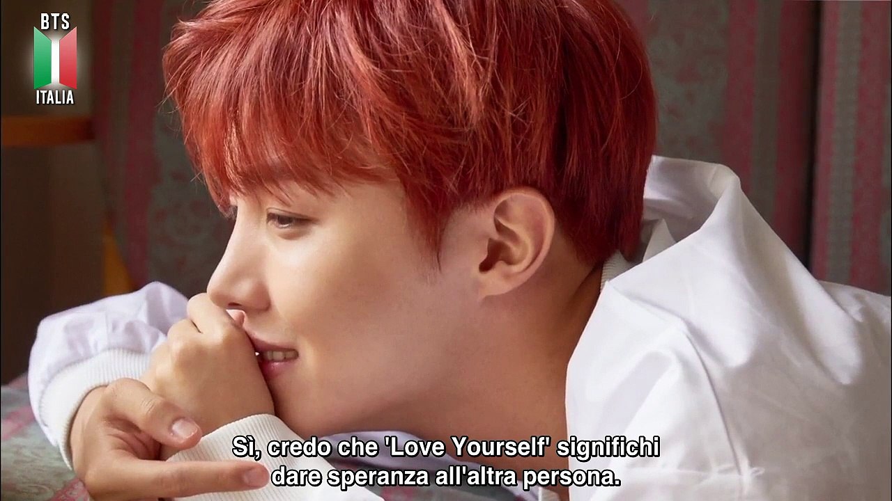 [SUB ITA] 170918 BTS J-Hope: Messaggio per 'Love Yourself'