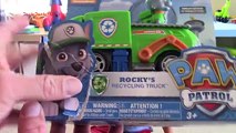PAW PATROL Rocky Recycling Truck, Toy Garbage Lorry Unboxing with MGTracey
