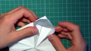 Tutorial paper frisbee origami