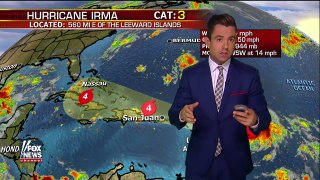 Forecasters track Hurricane Irma's path toward US