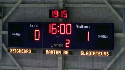 Match HC Glads vs Seigneurs, 2ieme période, 2017-09-17