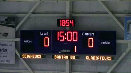 Match HC Glads vs Seigneurs, 1iere période, 2017-09-17