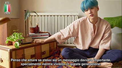 [SUB ITA] 170918 BTS Suga: Messaggio per 'Love Yourself'