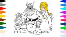 Vikingler Boyama Sayfası - Çizim ve Boyama - TR Çocuk