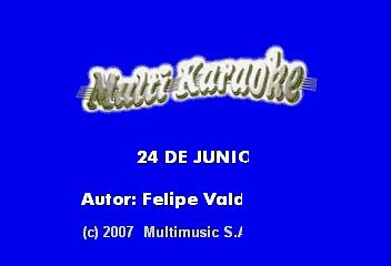 24 de Junio - Banda Limón (Karaoke)