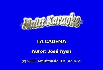 Los Morros del Norte - La cadena (Karaoke)