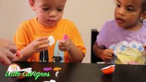 KINDER EGG SURPRISE Chocolate and Toys in surprise eggs Opening! ~ Little LaVignes