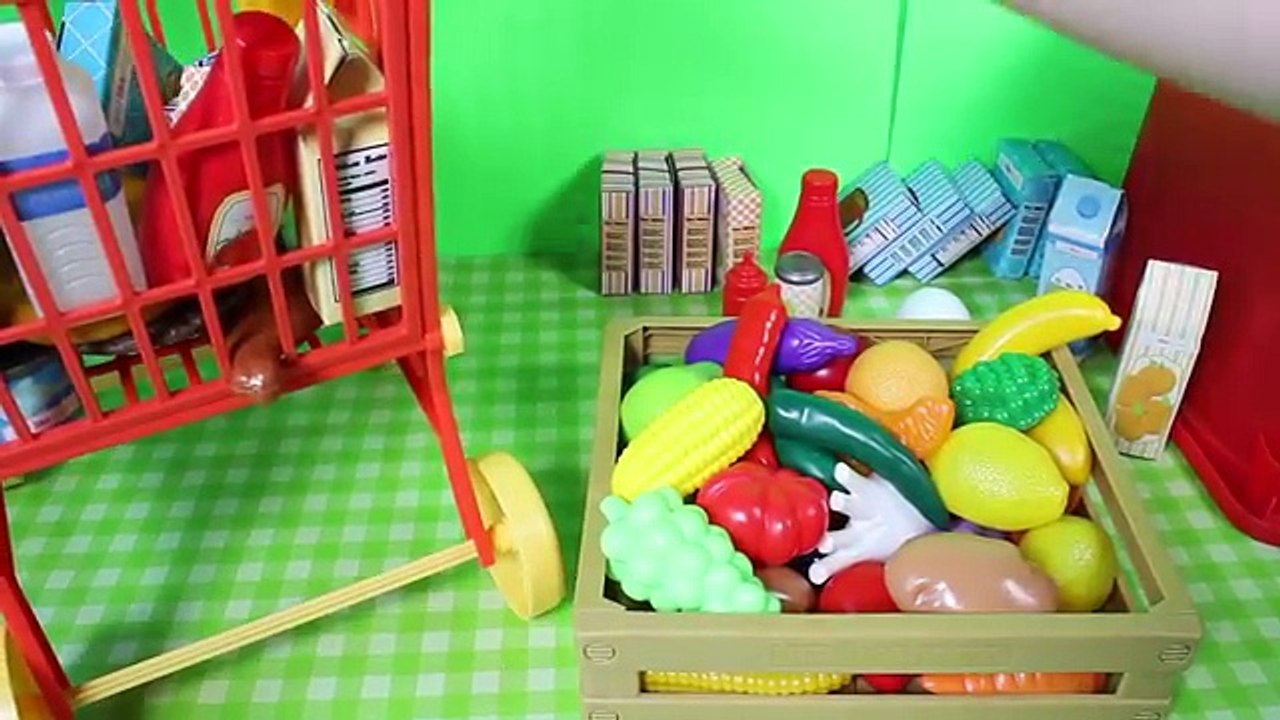 Just Like Home Mega Grocery Playset Supermarket Game Juego de Supermercado Toy Food