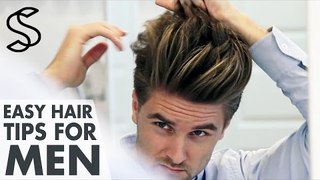 Men's Hairstyling Tips ★ 5 Min Hair Guide ★ Men's Look