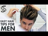 Men's Hairstyling Tips ★ 5 Min Hair Guide ★ Men's Look