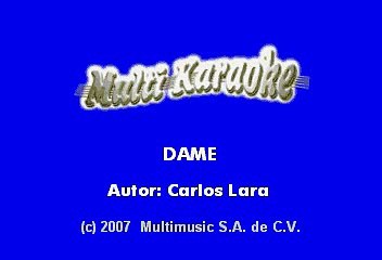 RBD - Dame (Karaoke)