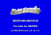 Ricardo Arjona - Adios melancolia (Karaoke)