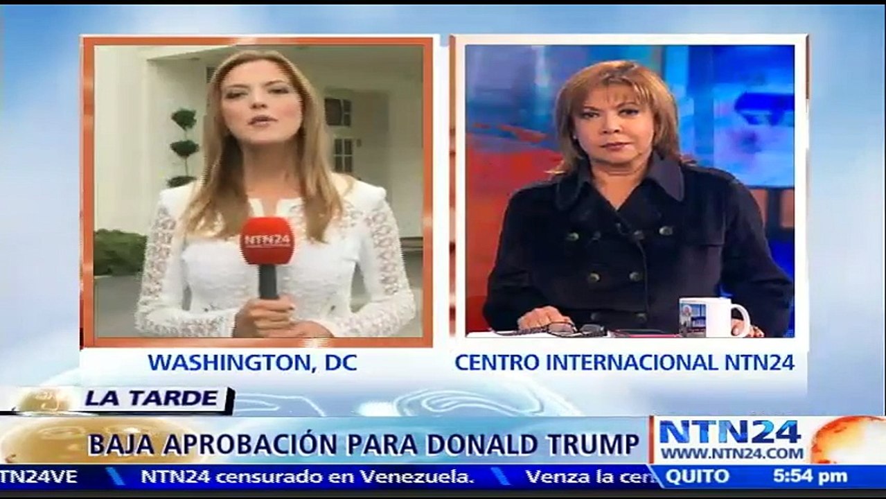 Labor del presidente Donald Trump es desaprobada por 57% de los estadounidenses, según encuesta